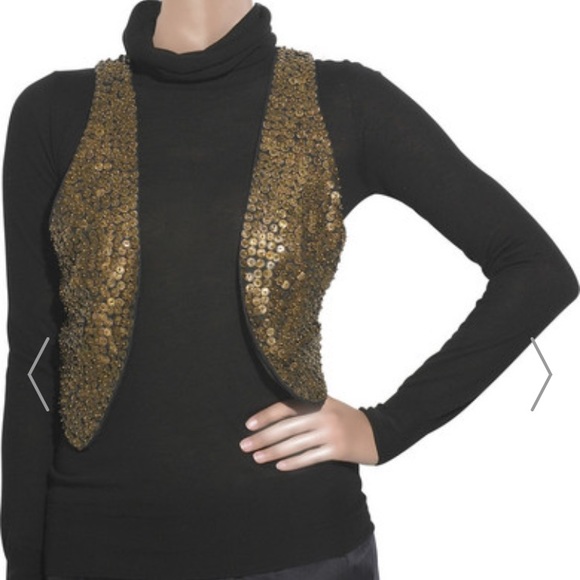 ❤️Day Birger Et Mikkelsen Gold Brass Vest Size 38 - Picture 4 of 8